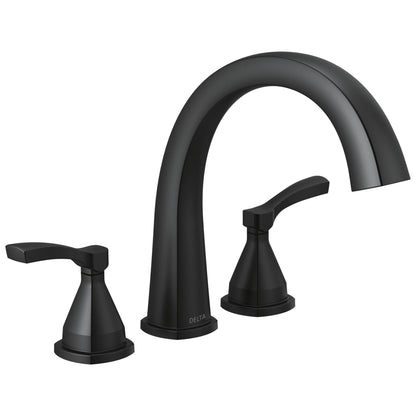 Stryke Roman Tub/Whirlpool Faucet Trim, Matte Black