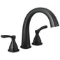 Stryke Roman Tub/Whirlpool Faucet Trim, Matte Black