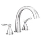 Stryke Roman Tub/Whirlpool Faucet Trim, Matte Black