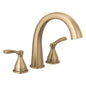 Stryke Roman Tub/Whirlpool Faucet Trim, Matte Black