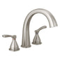 Stryke Roman Tub/Whirlpool Faucet Trim, Matte Black