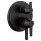 Monitor - 17 Series Integrated Diverter Trim - Matte Black