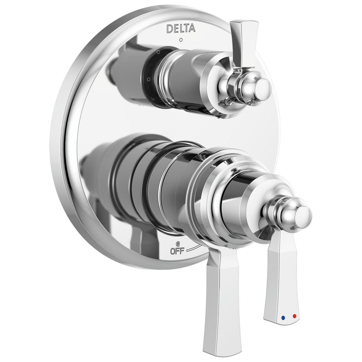 DELTA® Monitor® 17T Traditional Valve Trim With 6-Setting Diverter, 7.2 gpm Valve