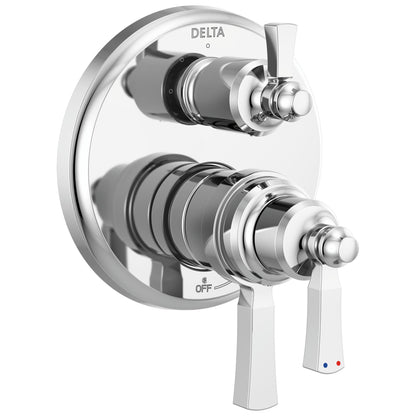 DELTA® Monitor® 17T Traditional Valve Trim With 6-Setting Diverter, 7.2 gpm Valve