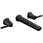 DELTA® T3571LF-BLWL Galeon™ Bathroom Faucet, Commercial/Residential, 1.2 gpm Flow Rate, 8 in Center, Matte Black, 2 Handles