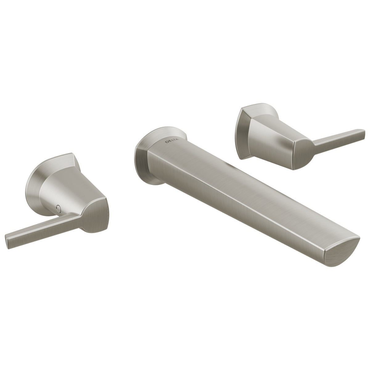 DELTA® T3571LF-SS-PR-WL Galeon™ Bathroom Faucet, Commercial/Residential, 1.2 gpm Flow Rate, 8 in Center, Lumicoat™ Stainless, 2 Handles