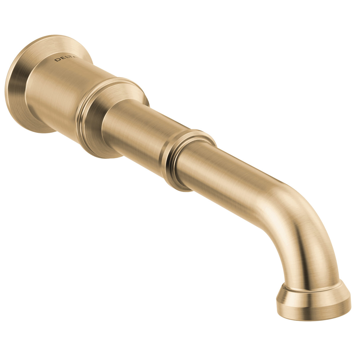 DELTA® T3584LF-CZ-PR-LHP-WL Broderick® Wall Mount Bathroom Faucet Trim, Commercial, 1.2 gpm Flow Rate, Champagne Bronze, Function: Lavatory