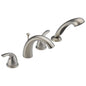 Classic - Roman Tub Trim with Hand Shower - 2 GPM - Brass