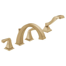 DELTA® T4751 Roman Tub Trim, DELTA® Roman Tub Trim, Dryden™, 2 gpm Flow Rate, 8 to 16 in Center, 2 Handles, Function: Traditional, Import