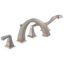 DELTA® T4751 Roman Tub Trim, DELTA® Roman Tub Trim, Dryden™, 2 gpm Flow Rate, 8 to 16 in Center, 2 Handles, Function: Traditional, Import
