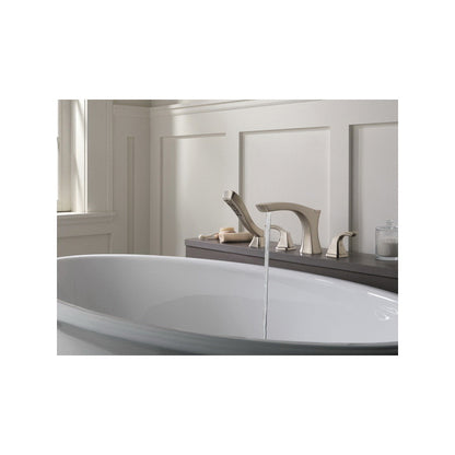 Tesla - Roman Tub Trim - 12" W x 7-1/2" H - Deck Mount