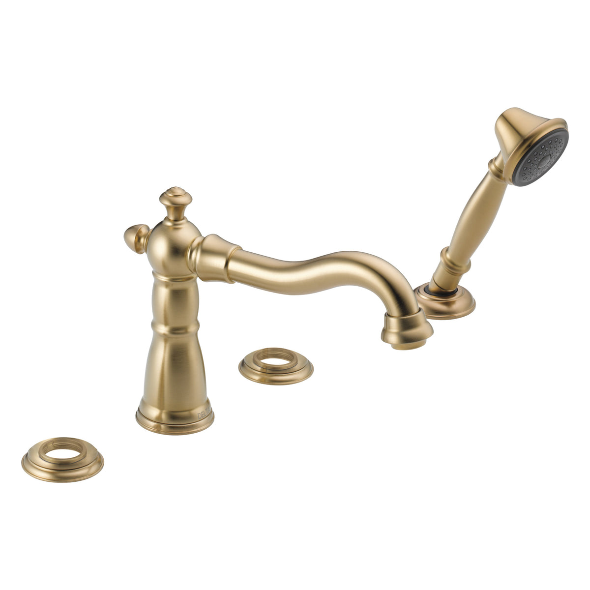 DELTA® Roman Tub Trim, Victorian®, 1.75 gpm, 8 to 16 in Center, Traditional, Domestic