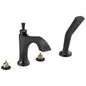 Dorval - Roman Tub with Diverter - Deck Mount - 18 GPM