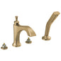 Dorval - Roman Tub with Diverter - Deck Mount - 18 GPM