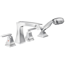 DELTA® Ashlyn® Roman Tub Trim, 2 gpm Flow Rate, 8 to 16 in Center, 2 Handles, Function: Traditional, Import