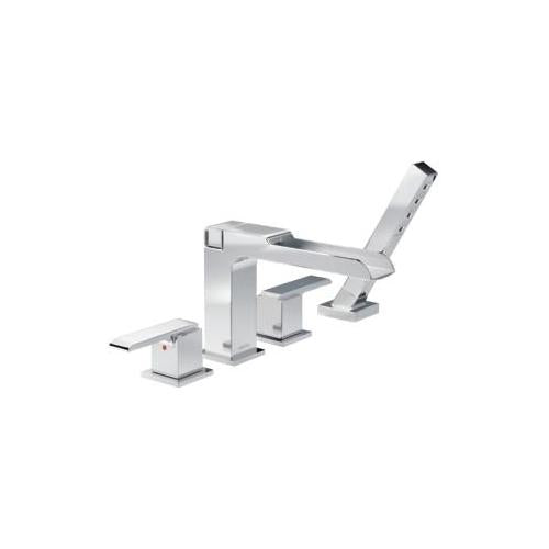Ara - Roman Tub Trim - 9" - Deck Mount