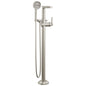 DELTA® T4771-SS-PR-FL Galeon™ Freestanding Tub Filler, 1.75 gpm Handshower/10 gpm Spout Flow Rate, Lumicoat™ Stainless, 1 Handles, Commercial/Residential