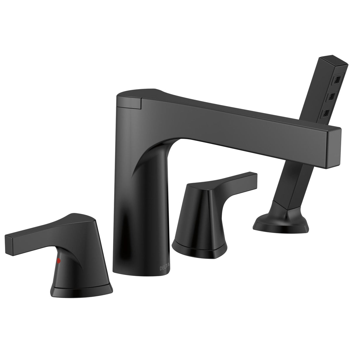 Zura - Roman Tub Trim - 12" W x 8-1/2" H - Deck Mount