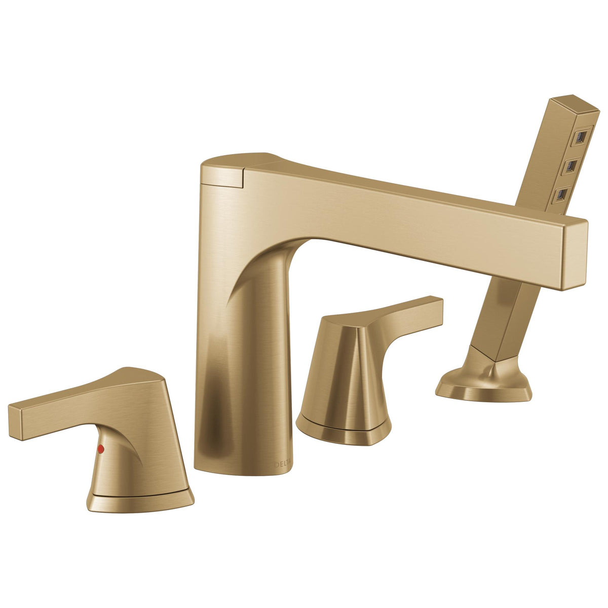 Zura - Roman Tub Trim - 12" W x 8-1/2" H - Deck Mount