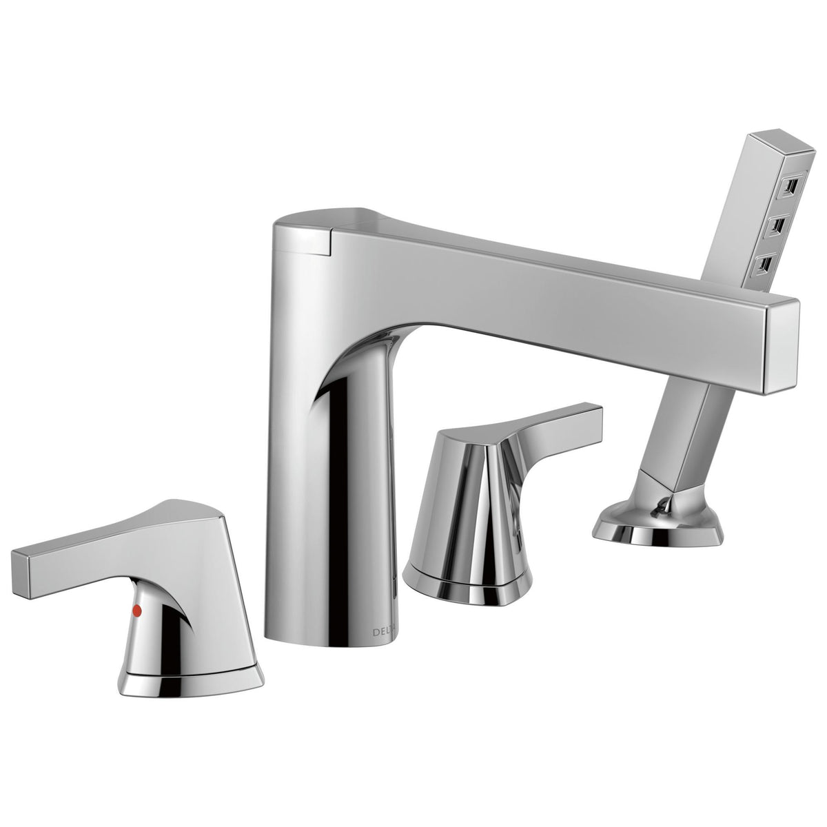Zura - Roman Tub Trim - 12" W x 8-1/2" H - Deck Mount