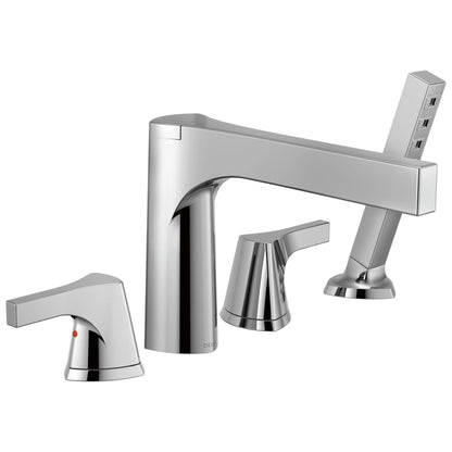 Zura - Roman Tub Trim - 12" W x 8-1/2" H - Deck Mount