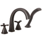 Stryke Roman Tub/Whirlpool Faucet Trim, Champagne Bronze