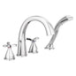 Stryke Roman Tub/Whirlpool Faucet Trim, Champagne Bronze