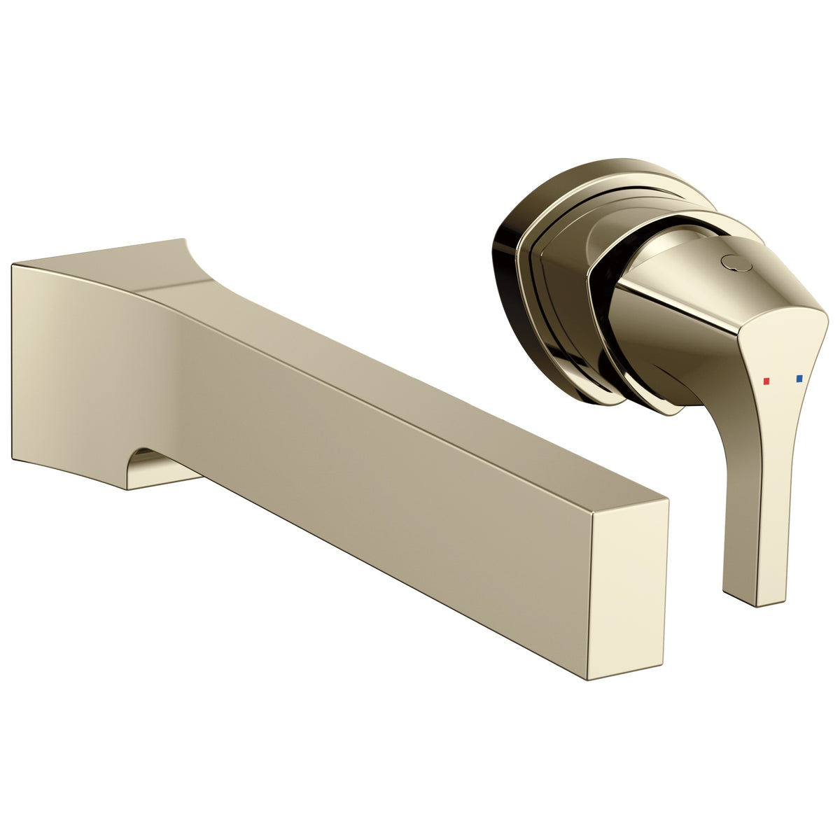 DELTA® T574LF-PNWL Zura™ Lavatory Faucet Trim, Commercial, 1.2 gpm Flow Rate, 4 in Center, Polished Nickel, 1 Handles, Function: Traditional