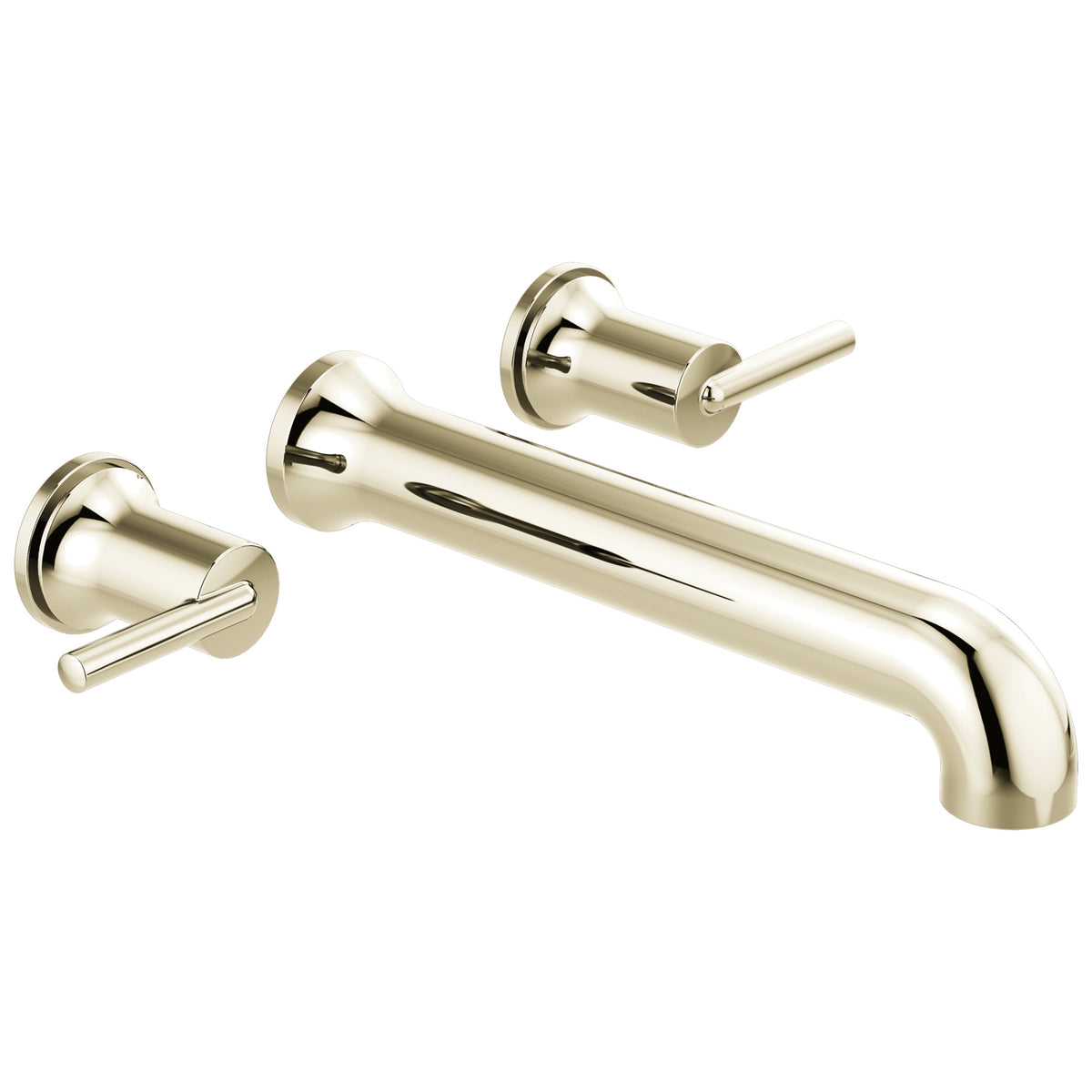 DELTA® T5759-PNWL Tub Filler, Trinsic®, 8 in Center, Polished Nickel, 2 Handles, Import