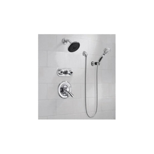 DELTA® U1072-PK Pull-Up Diverter Tub Spout, 5-3/8 in L x 3-3/16 in H, For Use With Tub and Shower Faucet, Metal, Polished Chrome, Import