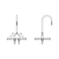 Mixing Faucet - 2-3/4" Center - Deck Mount