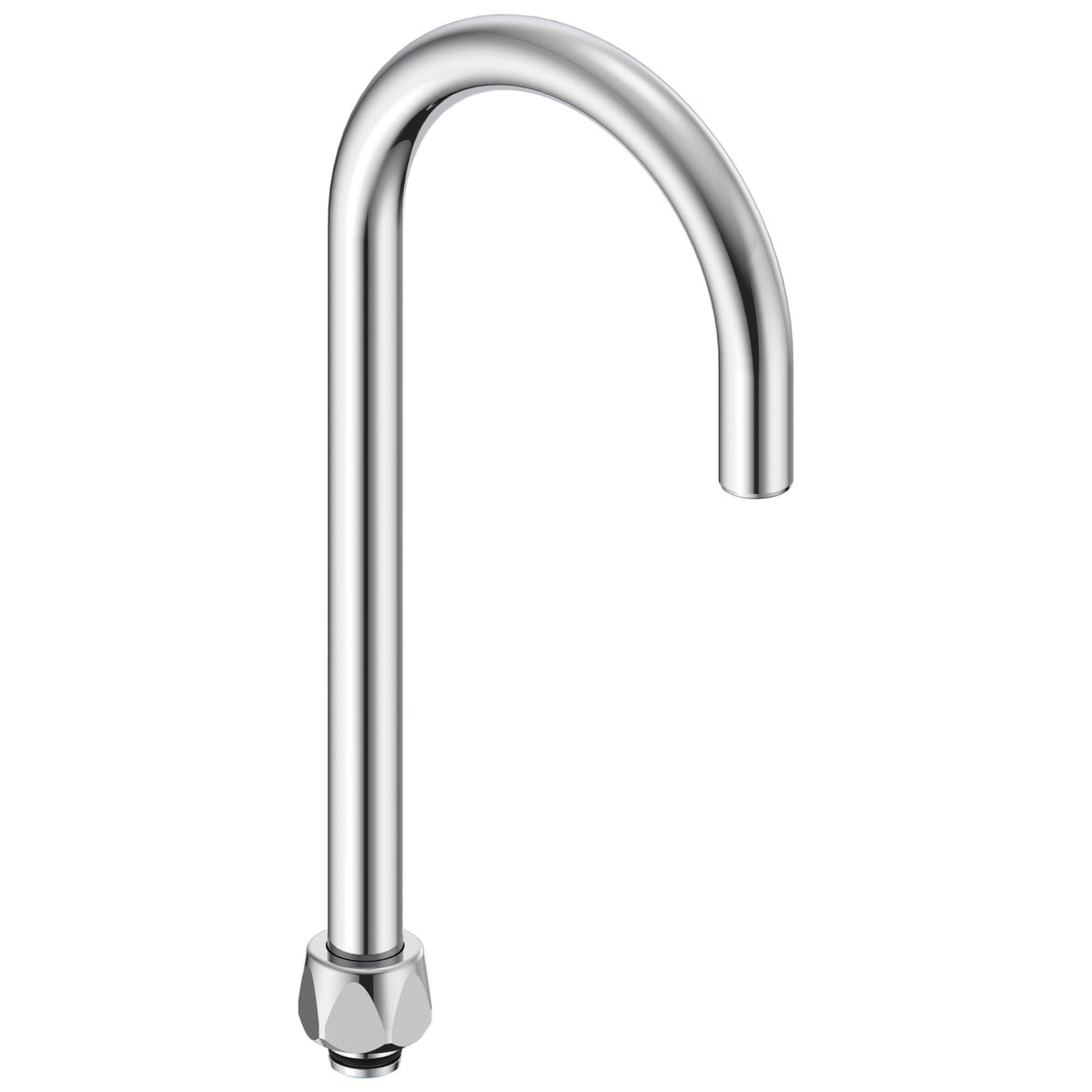 Commercial W6890 Rigid/Swivel Gooseneck Spout, For Use With Model W6760, W6760-9, W6760-10 Laboratory Mixing Faucet, Polished Chrome, Import