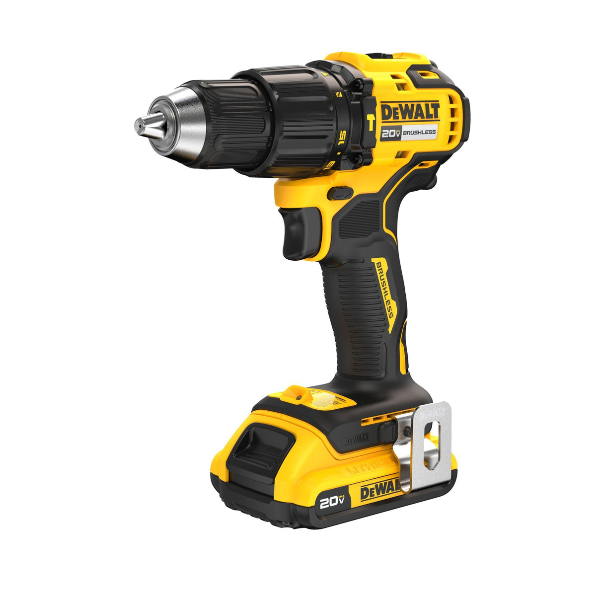 Brushless Cordless Hammer Drill Kit - 20 V