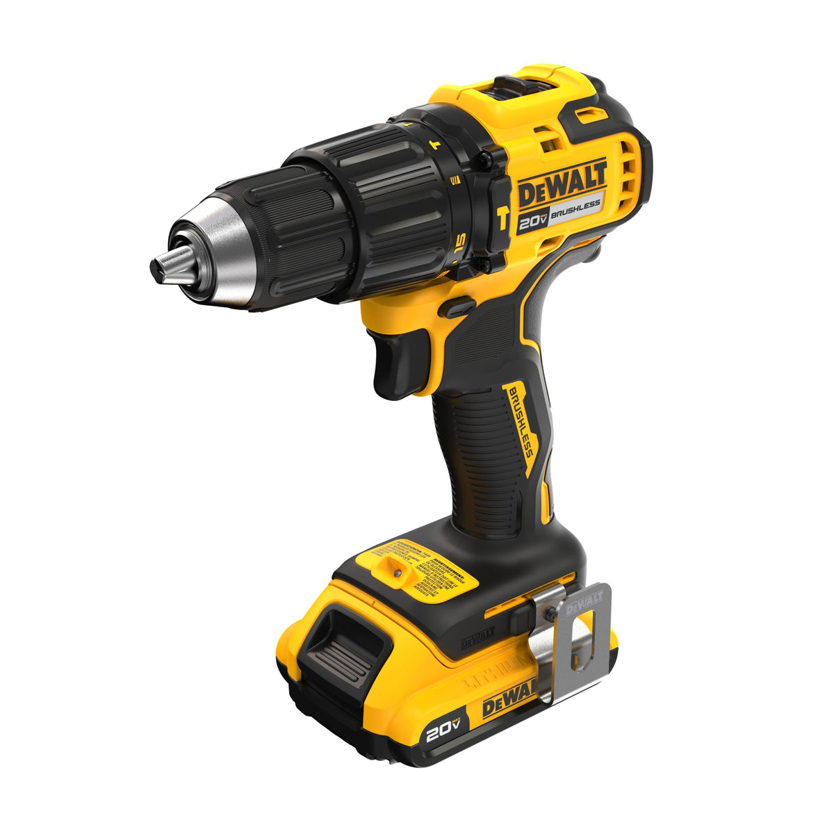 Brushless Cordless Hammer Drill Kit - 20 V