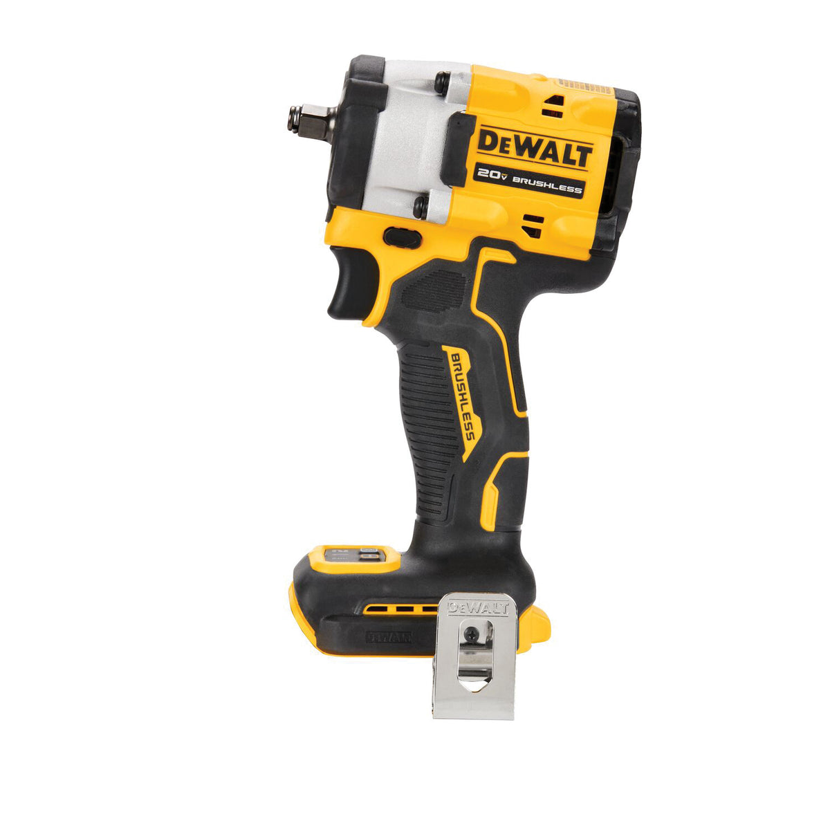 DeWALT® DCF923B Cordless Impact Wrench With Hog Ring Anvil Kit, 3/8 in, 3550 ipm, 450 ft-lb Torque, 20 V DC, 5 in OAL
