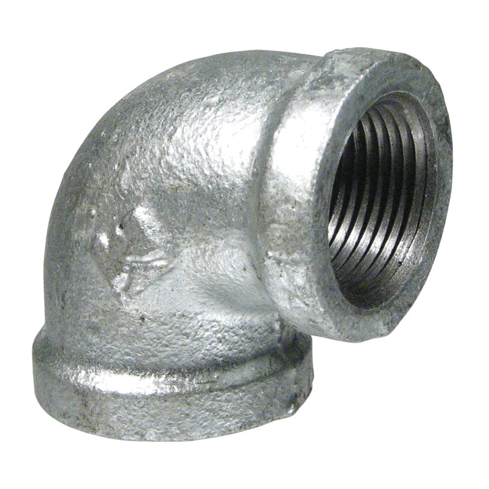 2 GALV 90 ELBOW DOM