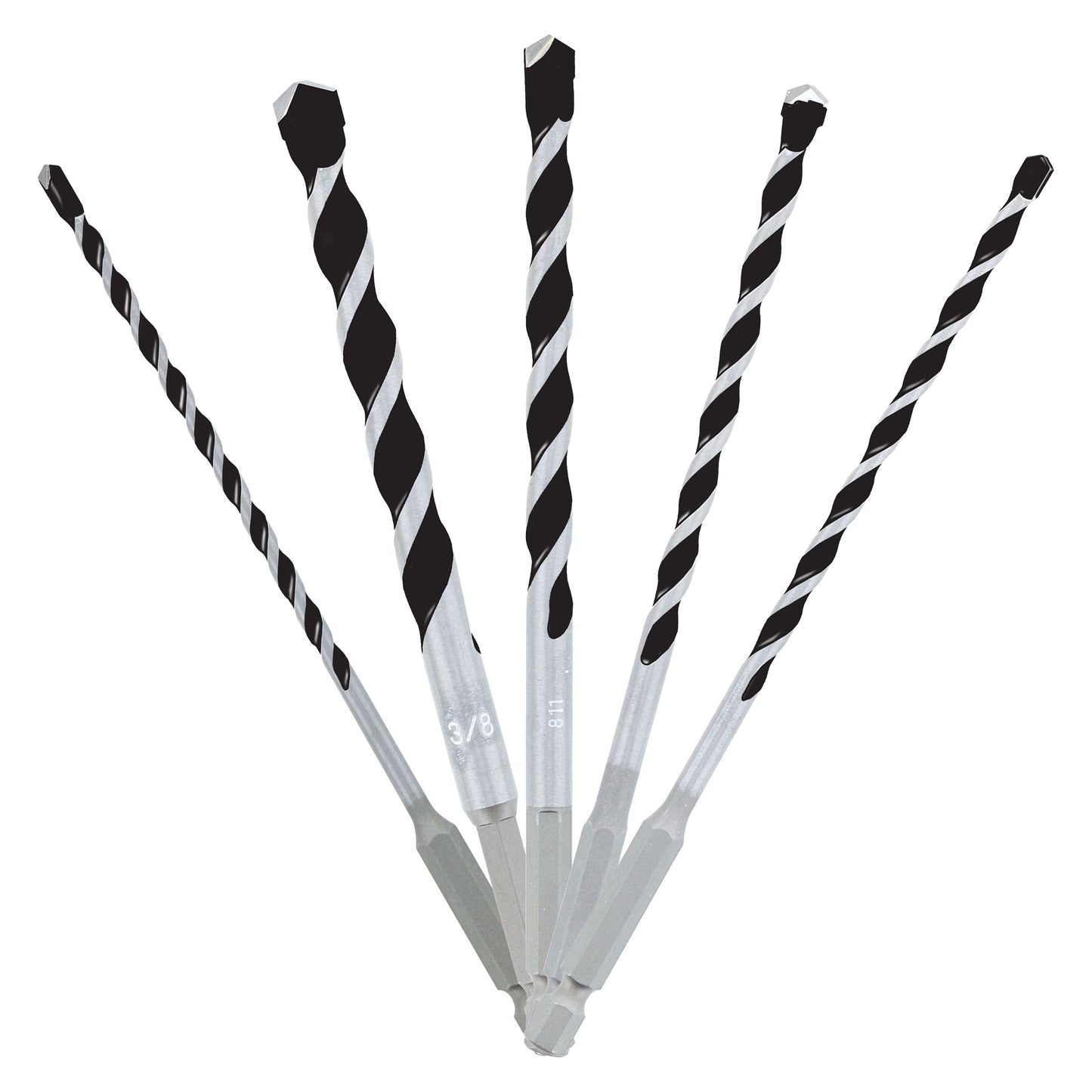 5P CAR TIP HAMMEE DRL BIT SET