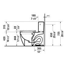 Me By Starck - Rimless One-Piece Toilet - White - 1.28 GPF