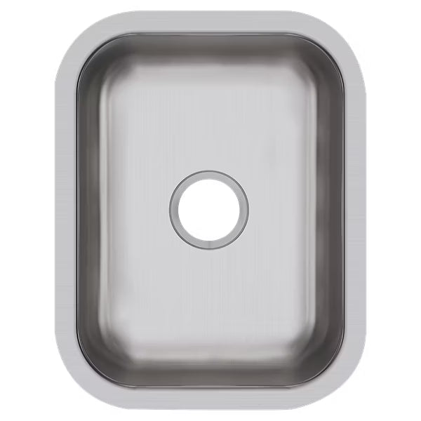 Dayton® Stainless Steel 16" x 20-1/2" x 8" Single Bowl Undermount Bar Sink