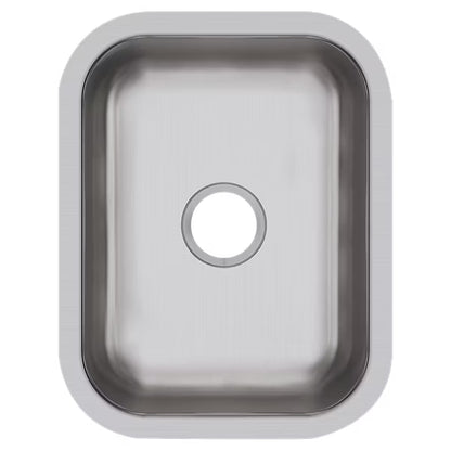 Dayton® Stainless Steel 16" x 20-1/2" x 8" Single Bowl Undermount Bar Sink