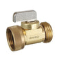 Straight Hose and Boiler Drain - Brass