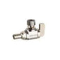 dahl dahal-Eco™ mini-ball™ 611-PX3-31 Angle Supply Stop, 1/2 x 3/8 in Nominal, PEX x Compression End Style, 250 psi Pressure, Polished Chrome, Domestic