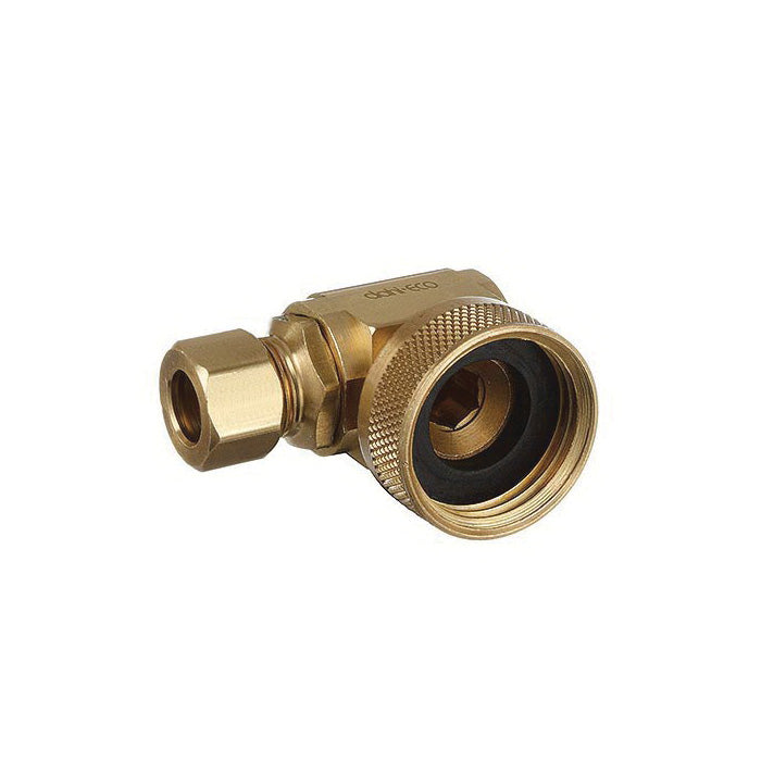 Dishwasher Elbow - Brass - 90°