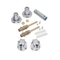 Tub/Shower 2-Handle Remodeling Kit - Brass - Polished Chrome