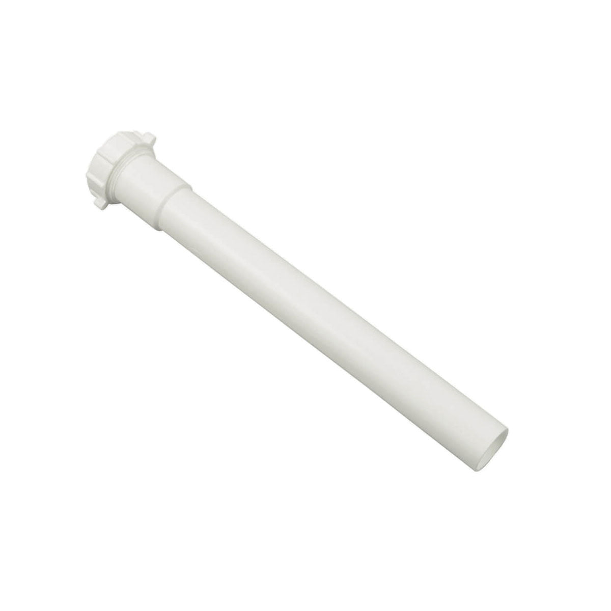 DANCO™ 51669 Slip-Joint Extention Tube, 1-1/4 in ID x 12 in L, For Use With Kitchen and Bathroom Sink Drain, Plastic, White