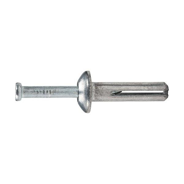 DeWALT® Zamac Nailin® 02826-PWR Nail Anchor, 1/4 in Dia, 2 in OAL, Carbon Steel Pin, Mushroom Head