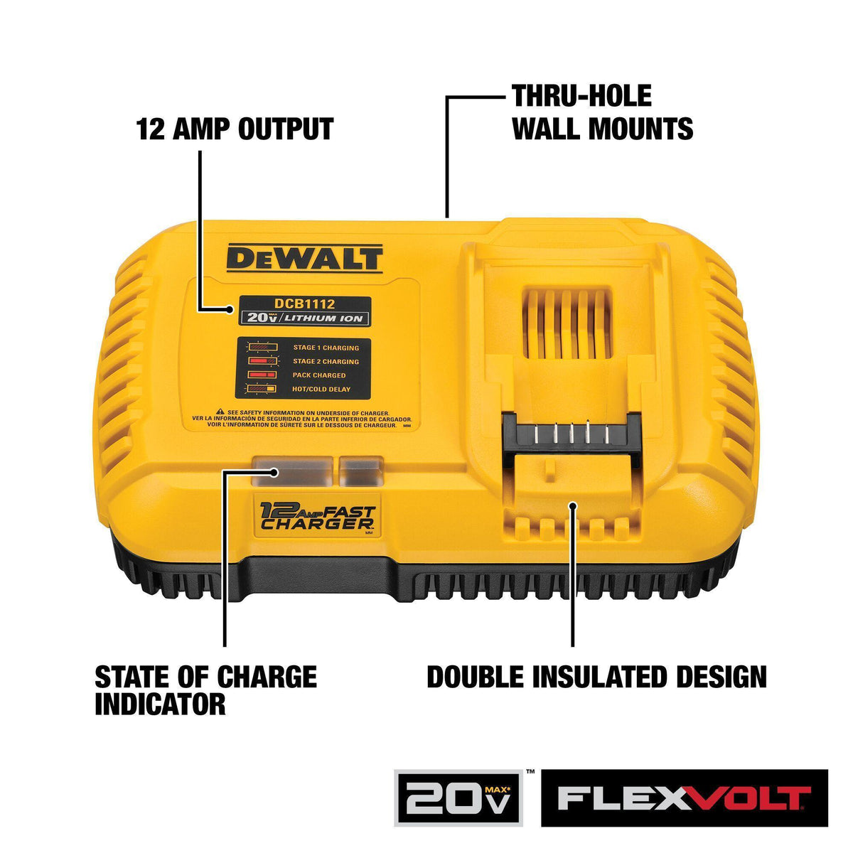 Cordless Tool Fast Charger - DCB1112