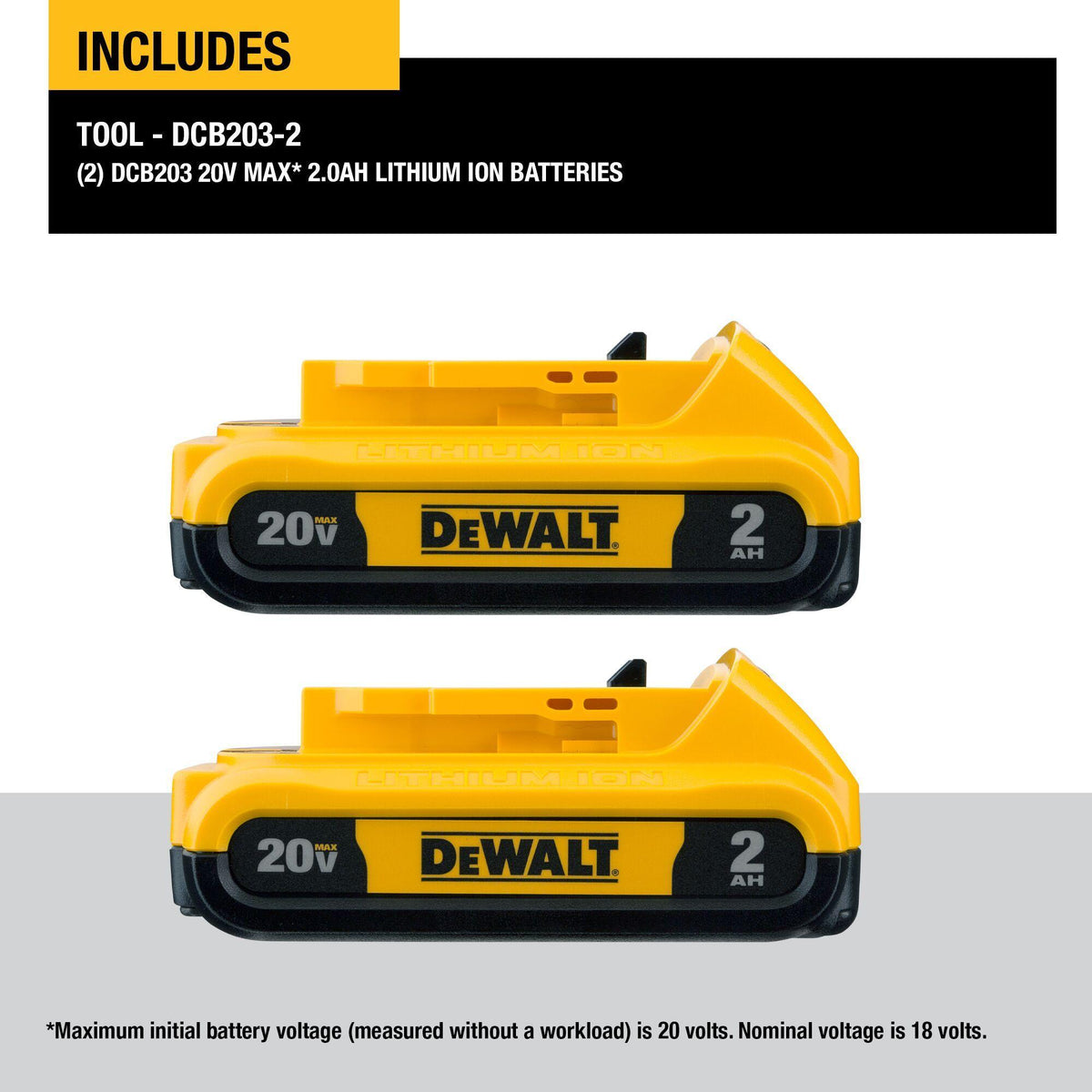 Max - Compact Battery Pack Kit - 2 Ah Li-Ion Battery