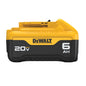 DeWALT® 20V MAX* MATRIX™ XR™ DCB206 Premium Slide-On Battery, 6 Ah Li-Ion Battery, 20 V AC Charge, For Use With DeWALT® 20 V Tools
