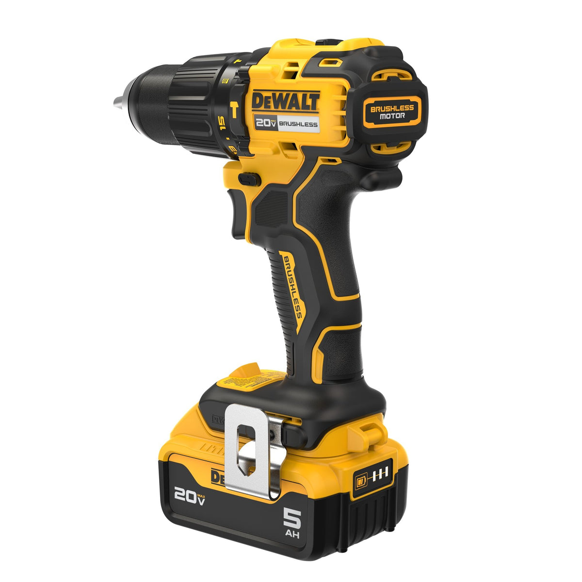 Hammer Drill - 1/2" Keyless Chuck - 20 V